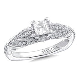 Diamond Engagement Ring Mounting in 14K White Gold (.31 ct. tw.)
